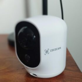 Cococam 2K WiFi Intérieur Noir : Caméra PTZ Batterie Alexa photo review