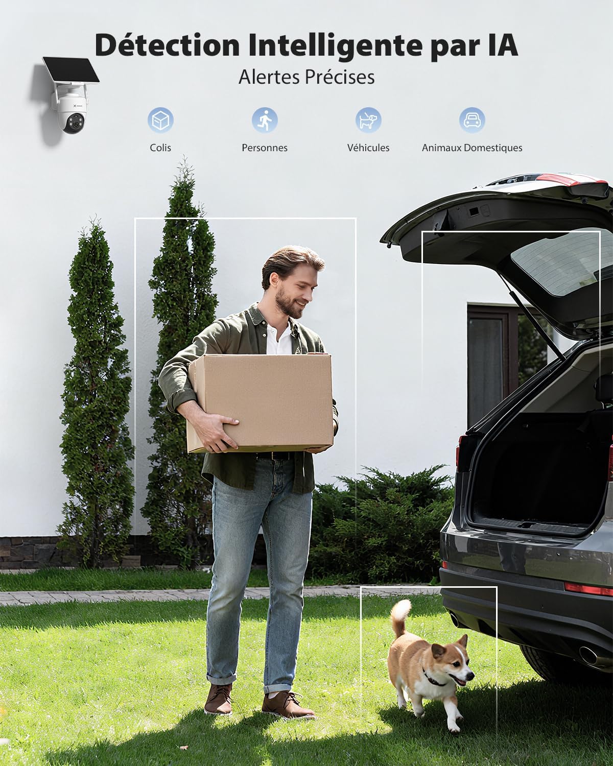 COCOCAM 4K 8MP CAMERA SURVEILLANCE WIFI 6 SOLAIRE PTZ – Image 6