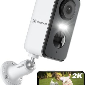 Cococam 2K WiFi : Caméra Surveillance Sans Fil Alexa IP66