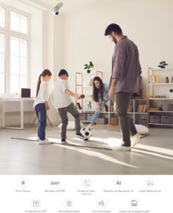 Alternative view of  Cococam 5MP WiFi Intérieur : Caméra PTZ Suivi Auto Alexa 24/7