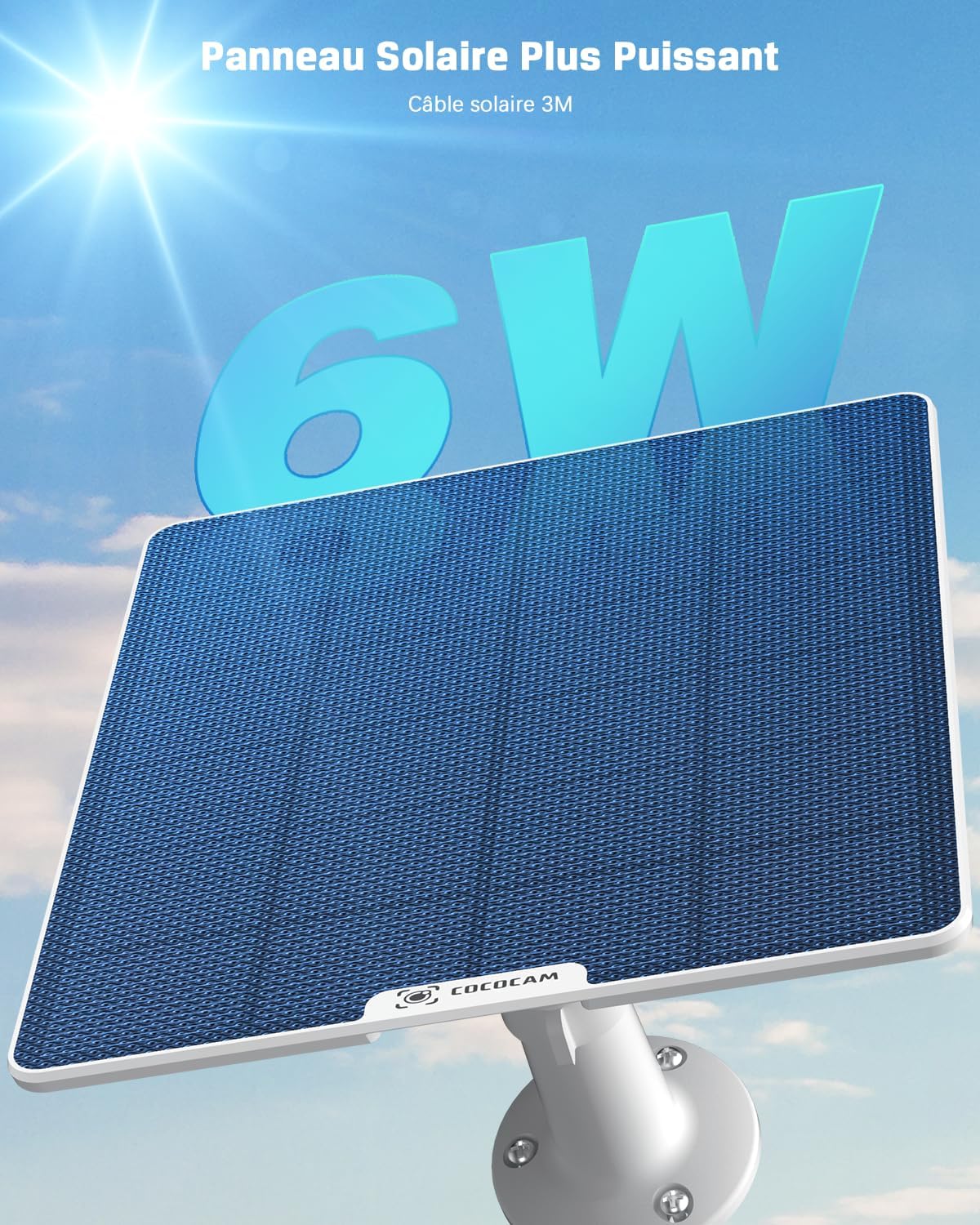 Cococam 4G LTE : Caméra Surveillance Solaire PTZ Sans WiFi – Image 6