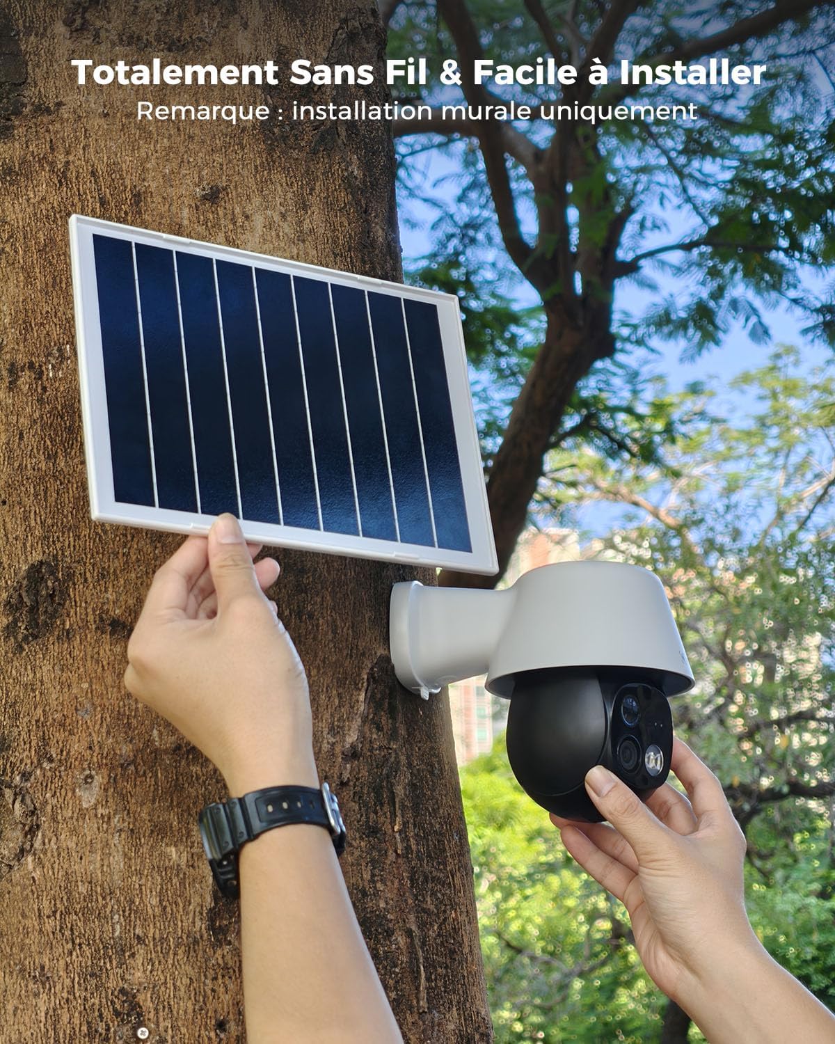 Cococam 24/7 AOV 4G eSIM : Caméra Enregistrement Continu PTZ – Image 3