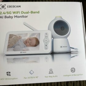 Cococam Babyphone 2K 4MP : Caméra Bébé Écran 5" Suivi Auto IA photo review