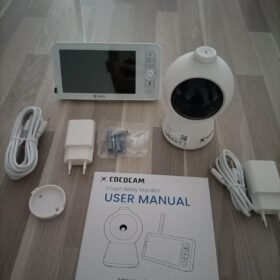 Cococam Babyphone 2K 4MP : Caméra Bébé Écran 5" Suivi Auto IA photo review