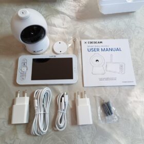 Cococam Babyphone 2K 4MP : Caméra Bébé Écran 5" Suivi Auto IA photo review